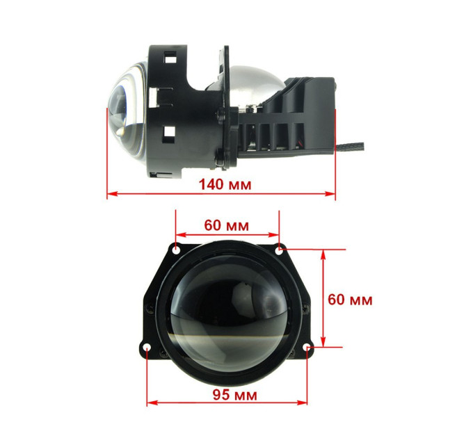 Світлодіодна лінза Bi-LED Decker SPL-100 3