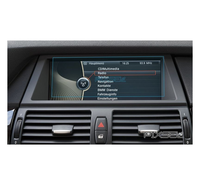 Захисне скло на монітор BMW X5 2007-2012 (E70) (глянсове) Pixsel BMW-2239-H