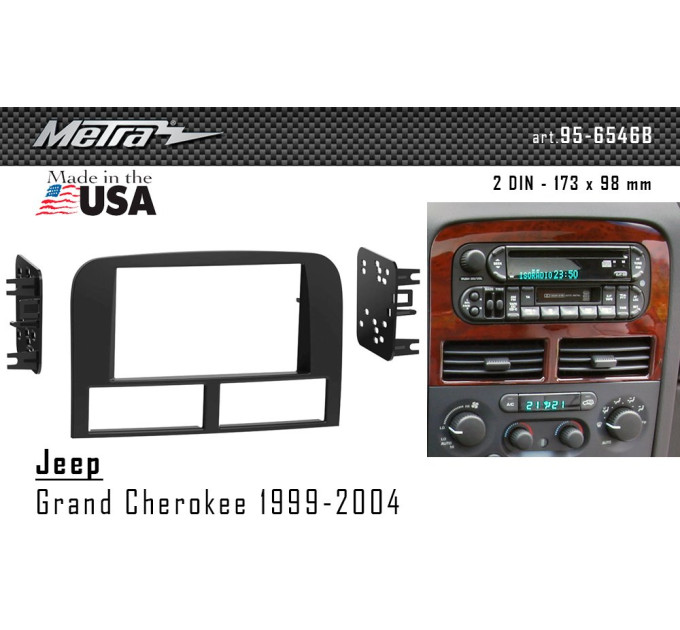 Перехідна рамка Jeep Grand Cherokee Metra 95-6546B