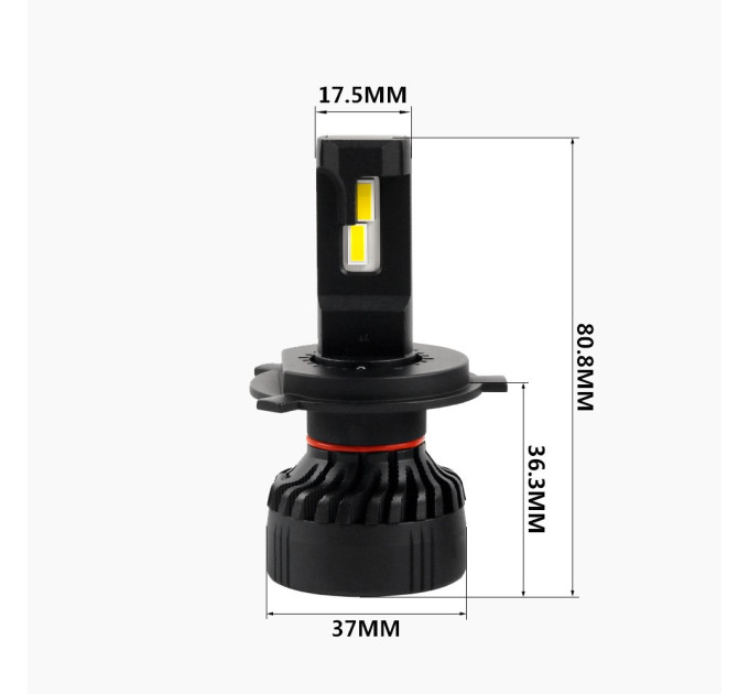 Світлодіодні лампи Prime-X F Pro H4 (5000K)