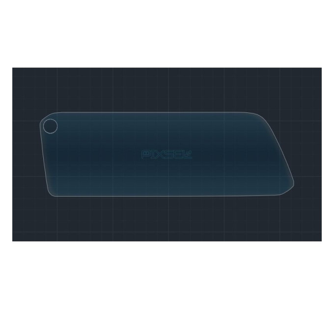 Захисне скло на монітор Mazda 3 2019- (матове) Pixsel MZ-1266-M