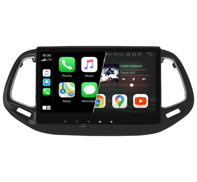 Штатна магнітола Gazer CM6510-XKN Jeep Commander (XKN) (2016-2017)