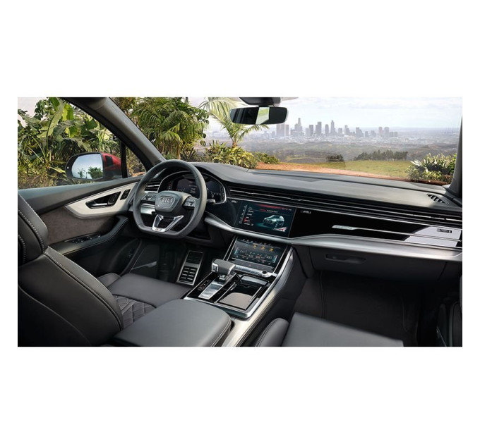 Захисне скло на клімат контроль Audi Q7 / SQ7 / RSQ7 2019- (матове) Pixsel AUDI-1268-M