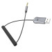 Bluetooth-ресивер BOROFONE BC44 Soul car AUX BT Metal Gray