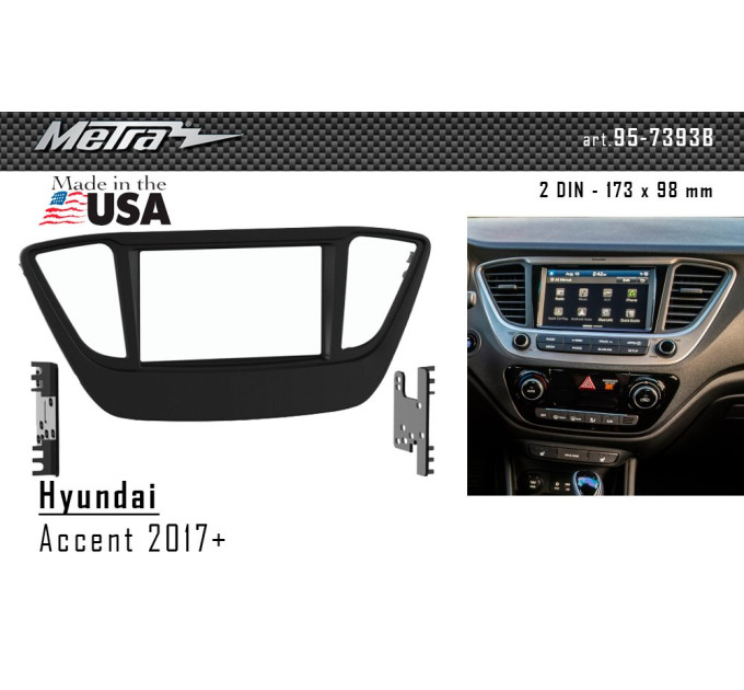 Перехідна рамка Hyundai Accent Metra 95-7393B