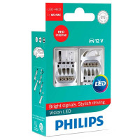 Світлодіодні лампи Philips Ultinon T20 (W21W) 12838REDX2 Red