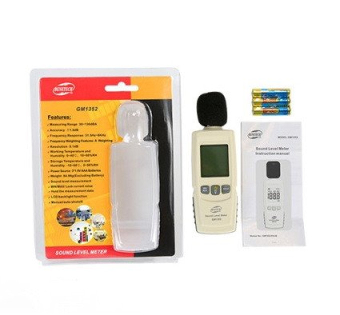 Шумомір BENETECH GM1352
