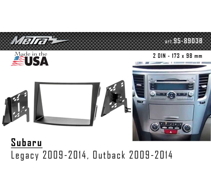 Перехідна рамка Subaru Legacy, Outback Metra 95-8903B