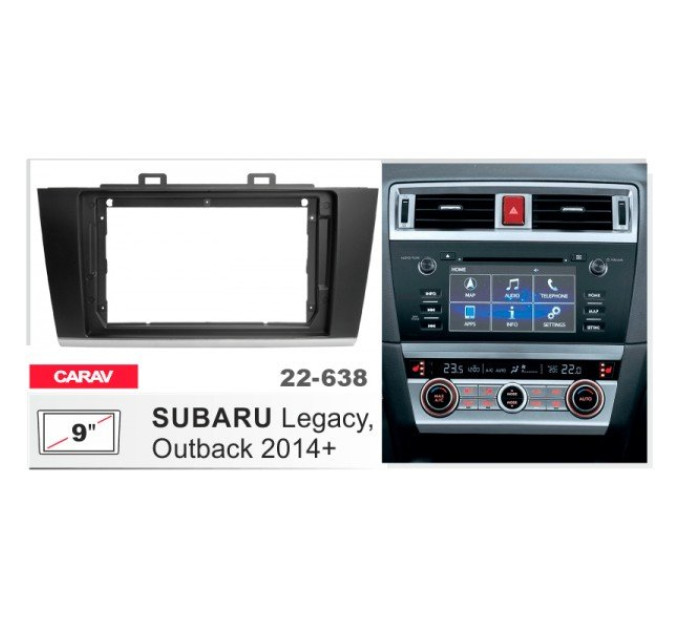 Перехідна рамка Subaru Legacy, Outback Carav 22-638