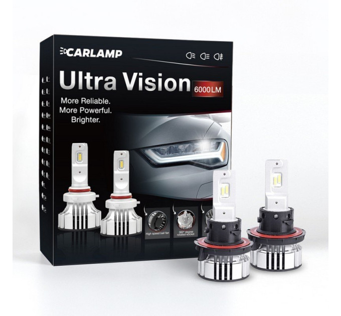 Світлодіодні лампи CARLAMP Ultra Vision H13 6500K