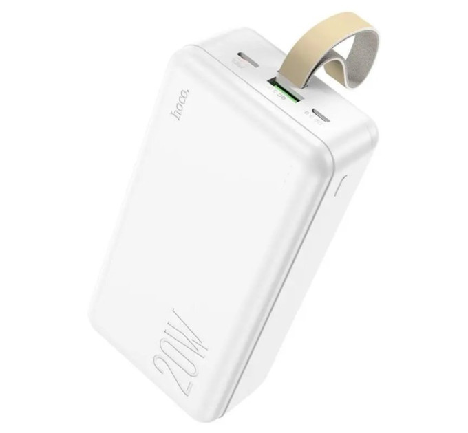 Повербанк HOCO J87B Tacker PD20W+QC3.0 30000mAh White