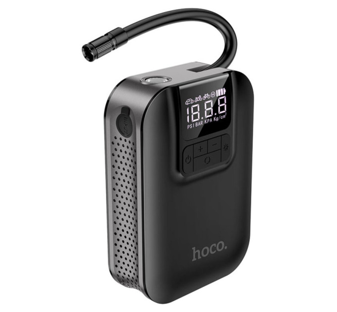 Автомобільний компресор HOCO S53 Breeze Black