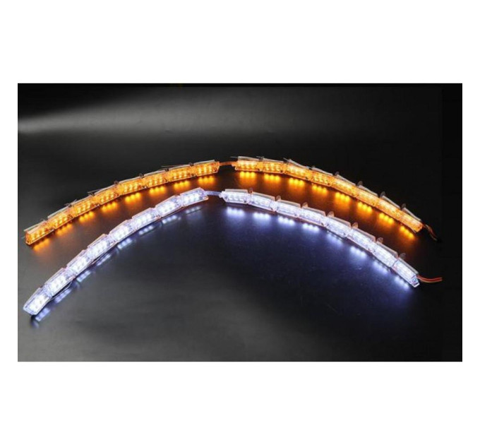 Світлодіодна (LED) стрічка Running Crystall Жовтий-Білий 16 сегментів v3