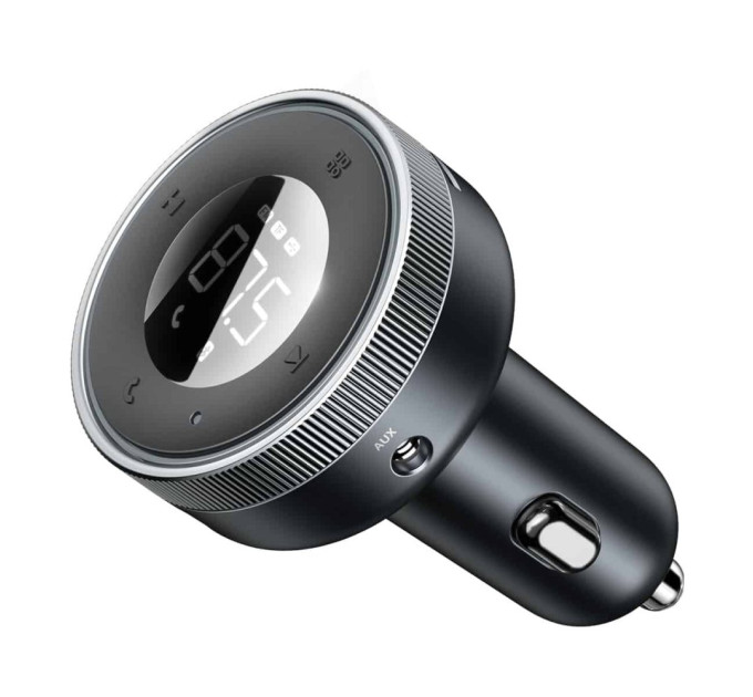 FM-трансмітер Baseus Enjoy Car Wireless MP3 Charger (Wireless 5.0+5V/3.4A) Black