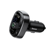 FM-трансмітер Baseus T typed Wireless MP3 Сharger Black