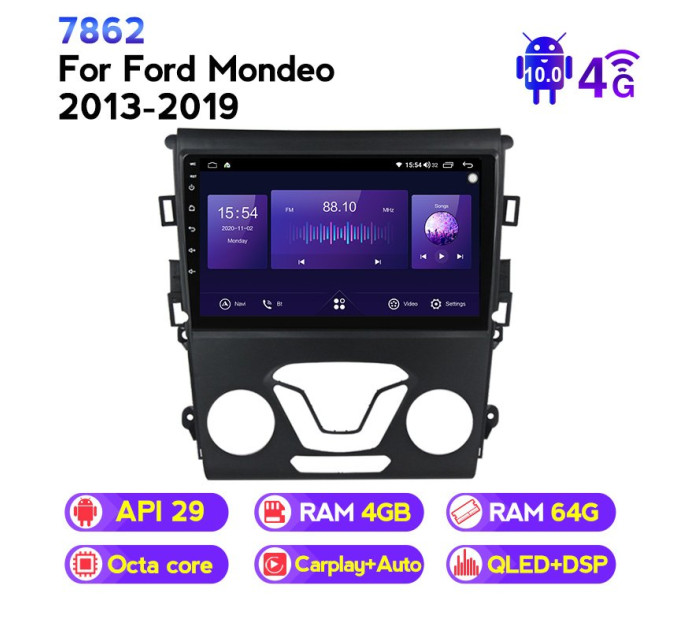 Штатна магнітола ECOBOOST FFT740Q-1329 FORD MONDEO