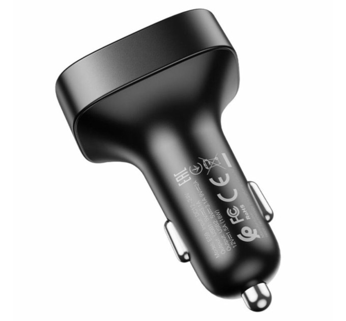 FM-трансмітер HOCO E59 Promise QC3.0 Black