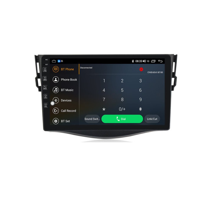 Штатна магнітола Torssen Toyota Rav4 2006-2012 F9332 4G Carplay