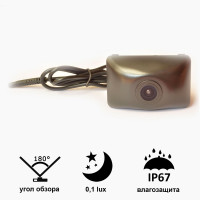 Камера переднього огляду широкутна Prime-X C8088W TOYOTA Highlander (2015-2018)