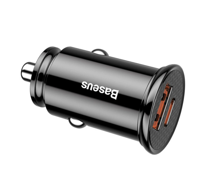 Автомобільний зарядний пристрій Baseus CCALL-YS01 30W Black