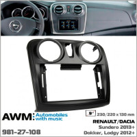 Перехідна рамка Renault, Dacia AWM 981-27-108