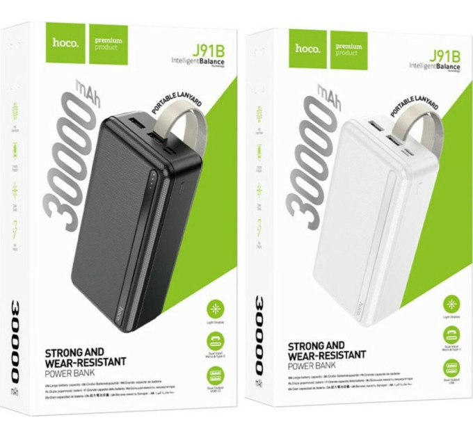 Повербанк HOCO J91B 30000mAh White