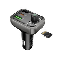 FM-трансмітер BOROFONE BC38 Flash Energy PD20W+QC3.0 Black