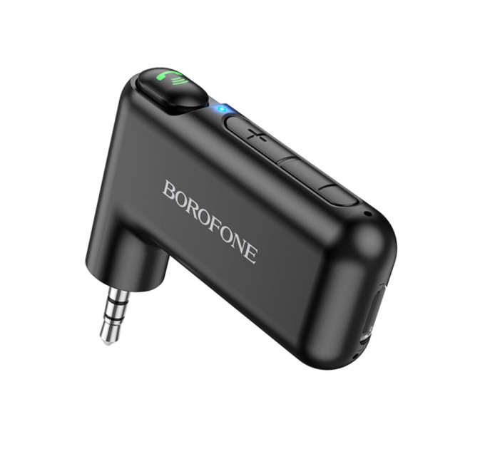 Bluetooth-ресивер BOROFONE BC35 Wideway car AUX BT Bkack