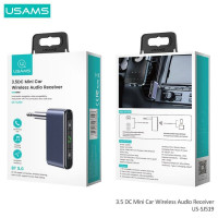 Bluetooth ресивер Usams US-SJ519 3.5DC BT5.0 Grey