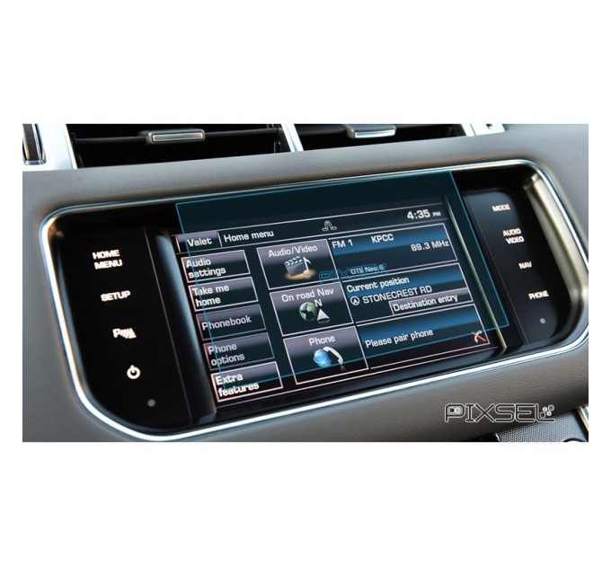 Захисне скло на монітор Land Rover Sport 2014-2017 (глянсове) Pixsel RR-1330-H