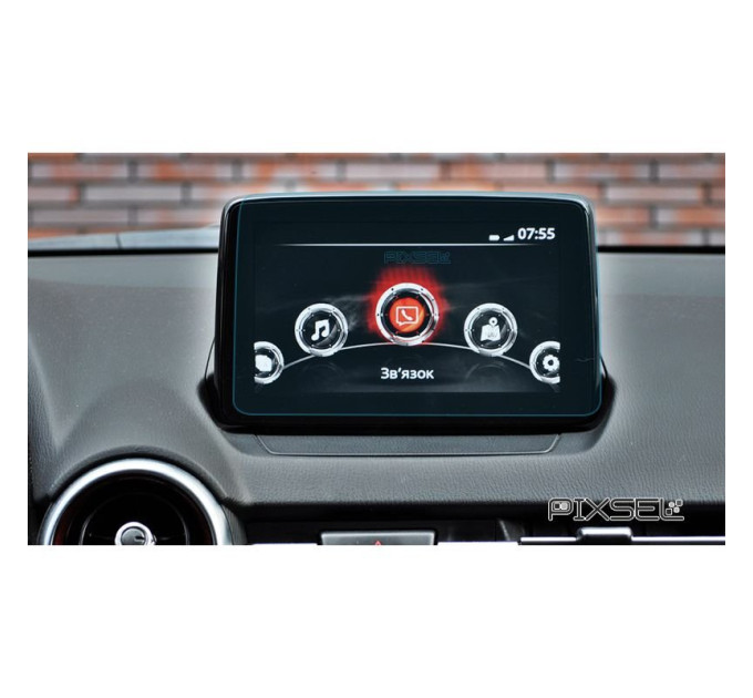 Захисне скло на монітор Mazda CX-3 2015- (глянсове) Pixsel MZ-1269-H