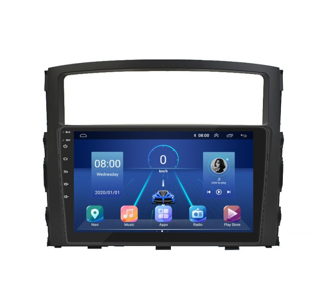 Штатна магнітола Mitsubishi Pajero 2006-2011 Element 6/128 4G CarPlay