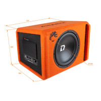 Сабвуфер DL Audio Piranha 12A Orange