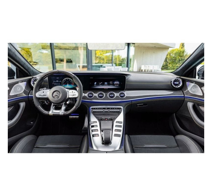 Захисне скло на монітор Mercedes AMG GT цілісний 2019- (гартоване) Pixsel MB-3528-T