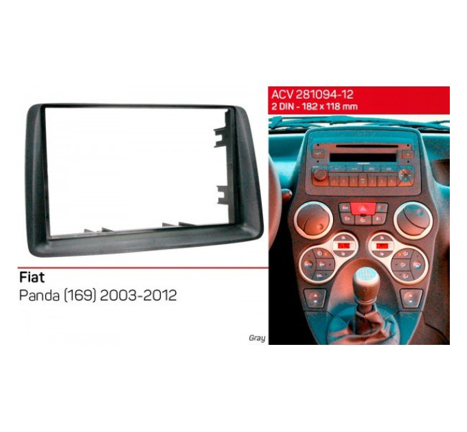 Перехідна рамка Fiat Panda ACV 281094-12