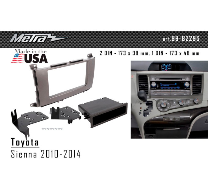 Перехідна рамка Toyota Sienna Metra 99-8229S