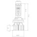 Світлодіодні лампи DriveX PA-02P H11 5000K