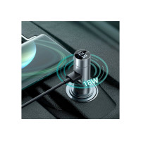 FM-трансмітер Baseus CCNLZ-0S Energy Wireless MP3 Charger Silver