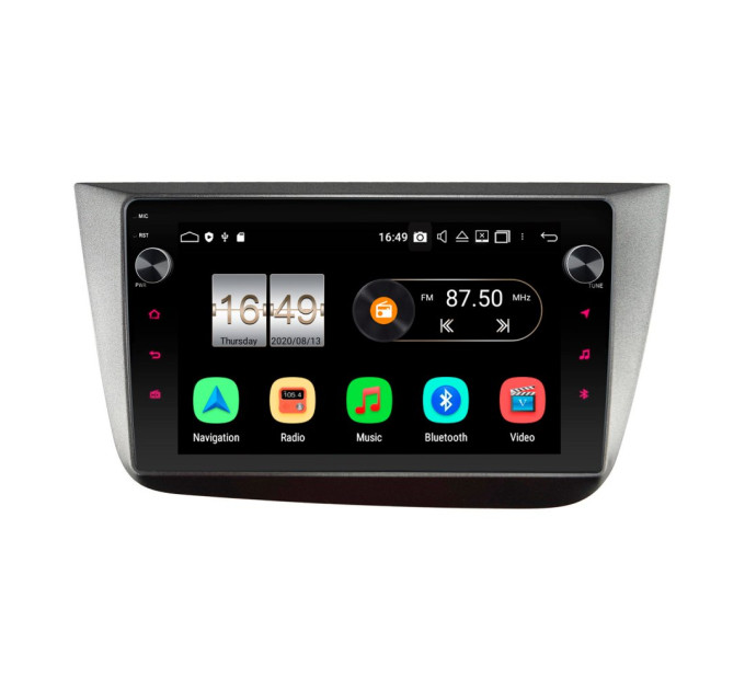 Штатна магнітола Torssen Seat Altea 04-15/Toledo 04-09 MP9232 круговий огляд