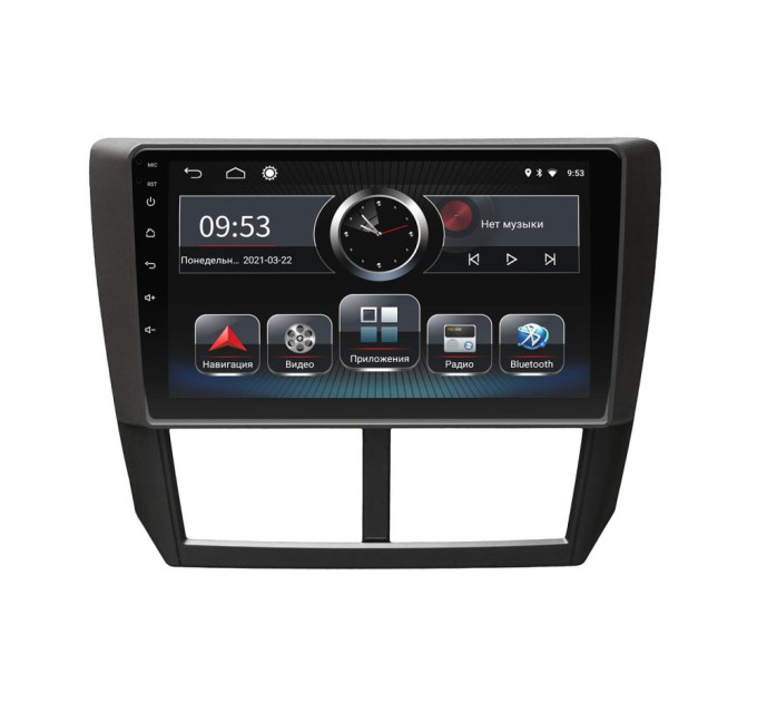 Штатна магнітола Incar PGA2-5010 для Subaru Forester 2008-2012, Impreza 2007-2012