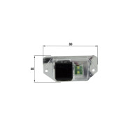 Штатна камера заднього огляду Falcon HS8054-XCCD Mitsubishi Lancer