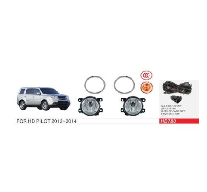 Протитуманні фари Vitol HD-780 Honda Pilot 2012-14
