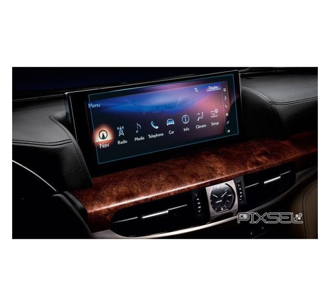 Захисне скло на монітор Lexus LX 2016- (глянсове) Pixsel LE-3202-H