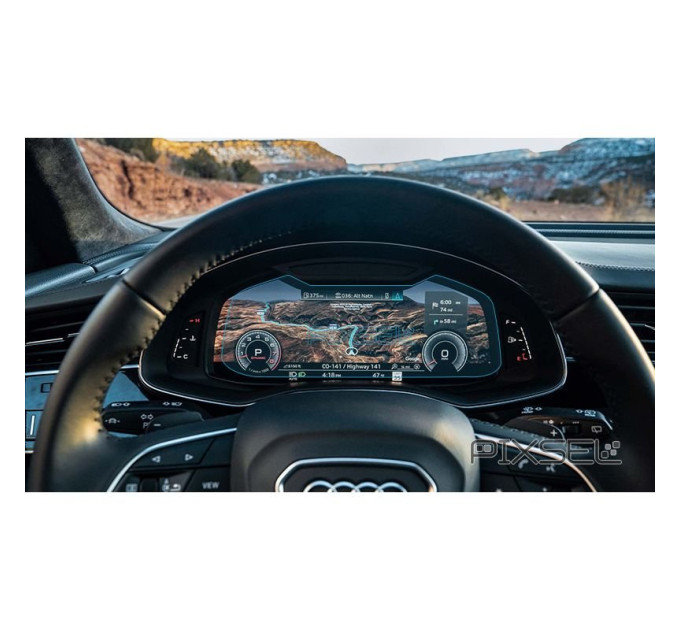 Захисне скло на панель приладів Audi A7 2019- (глянсове) Pixsel AUDI-2253-H
