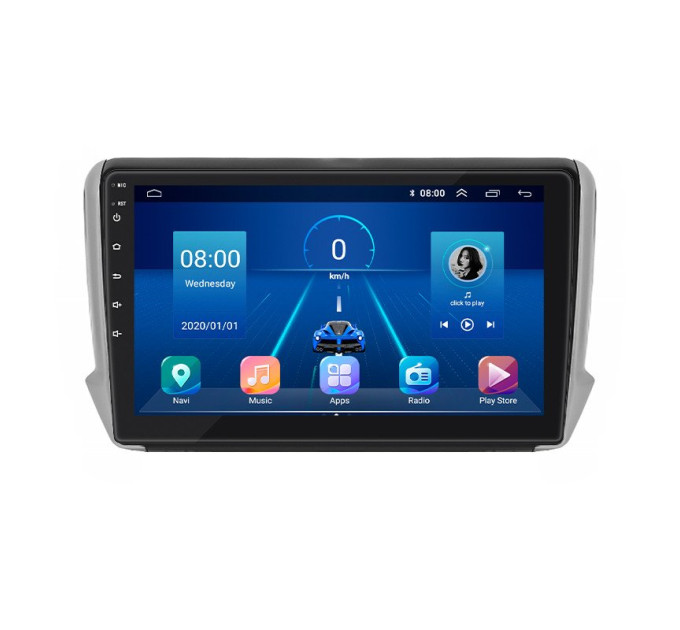 Штатна магнітола Peugeot 2008 2016-2019 Element 6/128 4G CarPlay