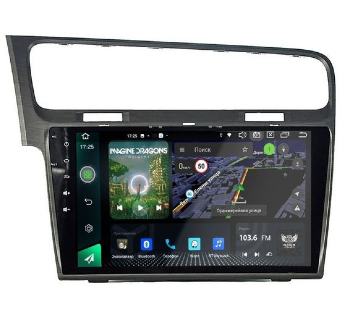 Штатна магнітола Audiosources T250-1050S для Volkswagen Golf 7 2013+