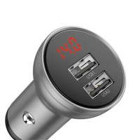 Автомобільний зарядний пристрій Baseus CRDYQ-01 24W Silver