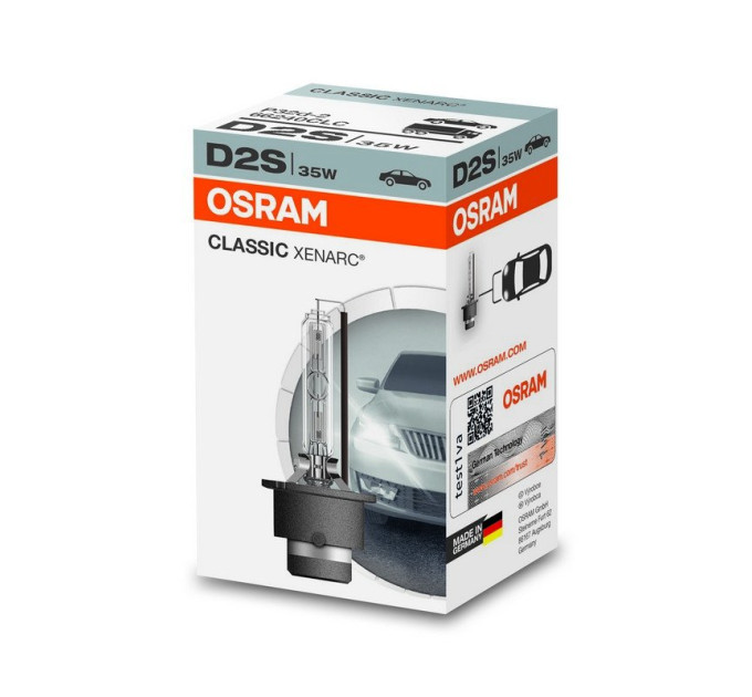 Ксенонова лампа Osram Xenarc Classic D2S 66240CLC-FS
