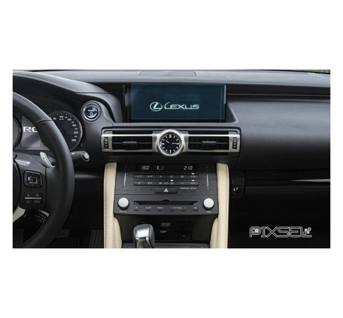 Захисне скло на монітор Lexus RC 2018- (гартоване) Pixsel LE-2195-T