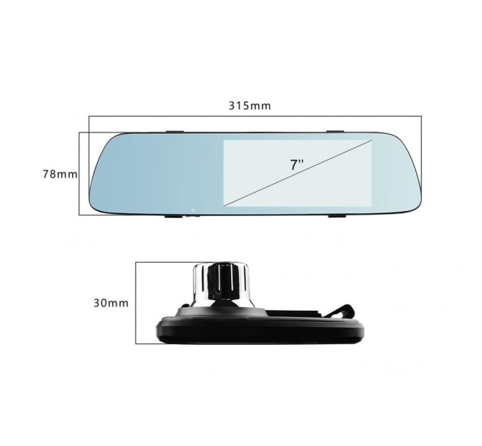 Дзеркало з відеореєстратором Celsior DVR M2